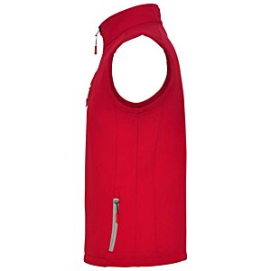 Additional Image 2 - a red vest with a hole in the middle