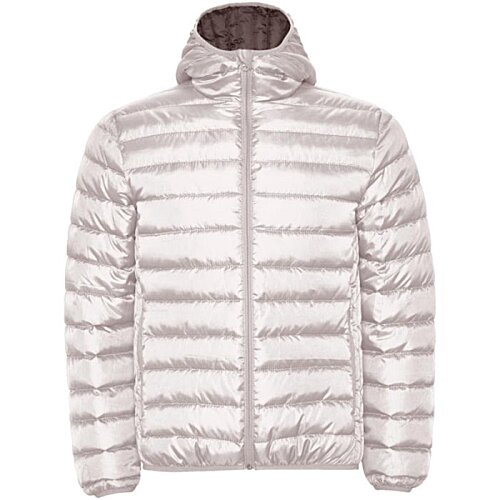 Additional Image 4 - a white striped coat with a white background