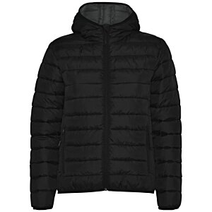Additional Image 2 - a black puffer jacket