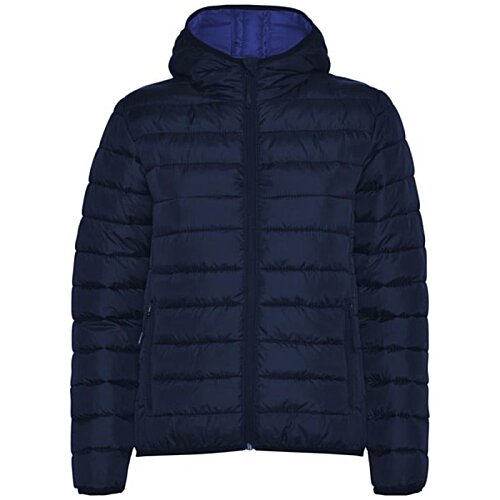 Additional Image 2 - a blue puffer jacket