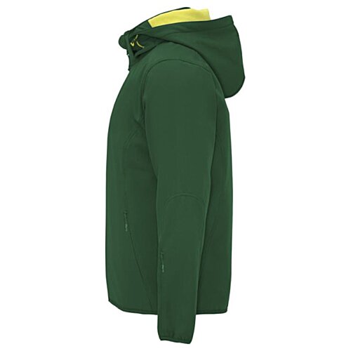 Additional Image 2 - a green jacket with a yellow hood