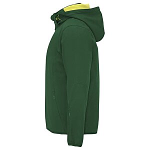 Additional Image 2 - a green jacket with a yellow hood
