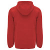 a red hoodie on a white background