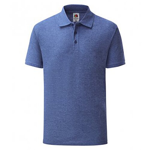 Additional Image 1 - a blue polo shirt with a white background