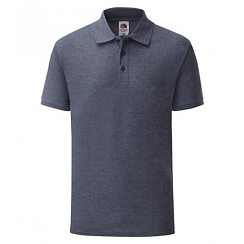 Additional Image 2 - a grey polo shirt with a logo on it