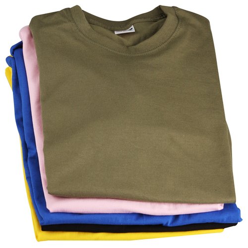 Additional Image 3 - a stack of folded shirts