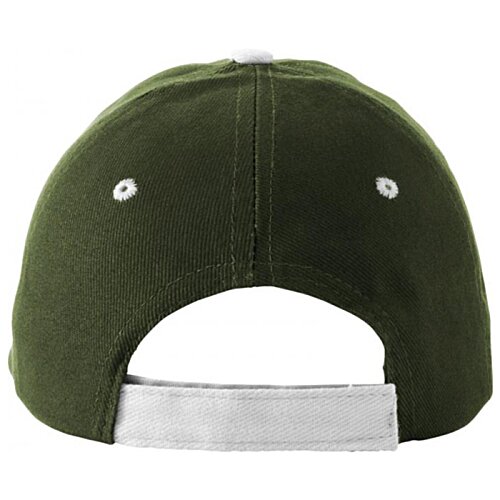 Additional Image 1 - a green hat with white band