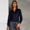 View Image 3 of 3 of Kustom Kit Women's Workwear Oxford Shirt - Long Sleeve - Embroidered