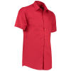 View Image 4 of 15 of Kustom Kit Men's Poplin Shirt - Short Sleeve - Embroidered