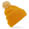 View Image 3 of 4 of Beechfield Snowstar Bobble Beanie Hat