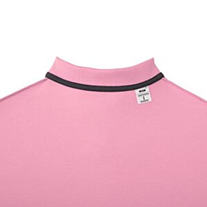Additional Image 2 - a pink shirt with a black trim