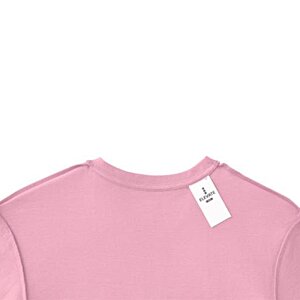 Additional Image 1 - a pink shirt with a white tag