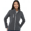 View Image 6 of 7 of Orion Women's Softshell Jacket - Printed