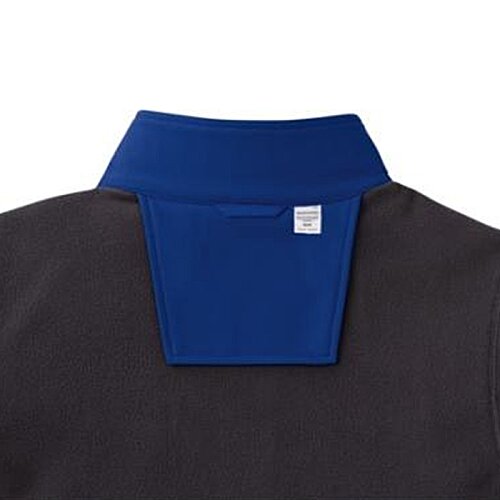 Additional Image 8 - a blue collar on a black shirt