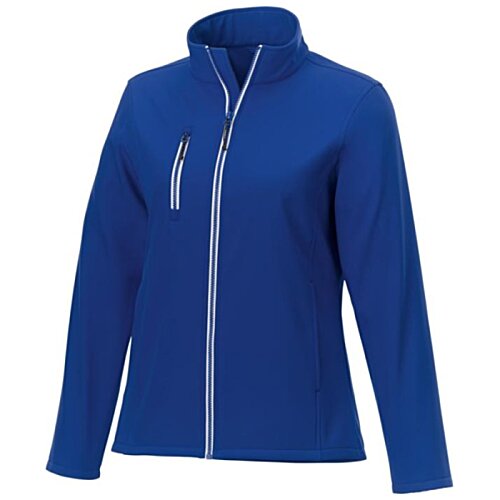 Additional Image 3 - a blue jacket with a zipper
