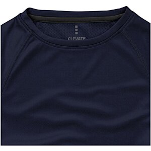 Additional Image 3 - a blue shirt with a black collar