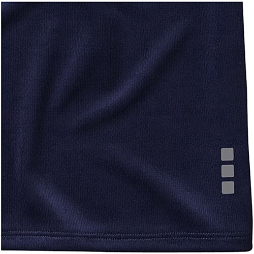 Additional Image 2 - a blue fabric with white stripes
