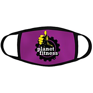 Additional Image 2 - a purple and black face mask