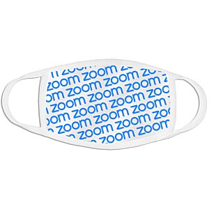 Additional Image 4 - a white and blue face mask