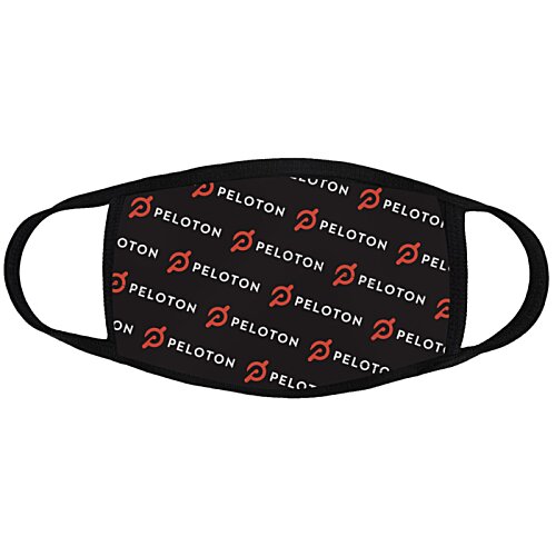 Additional Image 1 - a black and red face mask