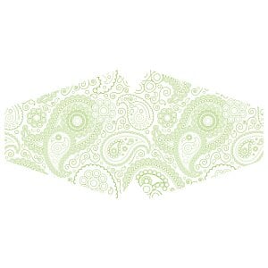 Additional Image 11 - a white and green patterned object