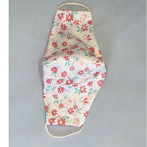 Additional Image 3 - a white and red face mask