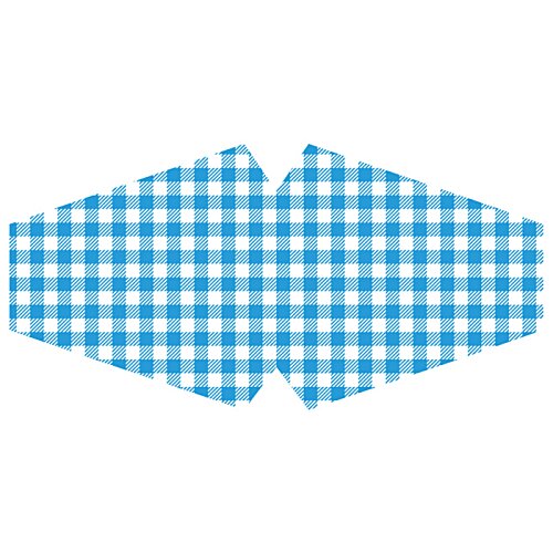 Additional Image 5 - a blue and white checkered pattern