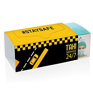 Additional Image 1 - a black and yellow box with a blue and yellow lid