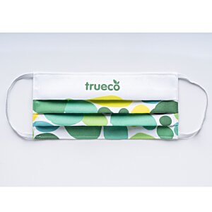 Additional Image 5 - a face mask with green and yellow designs