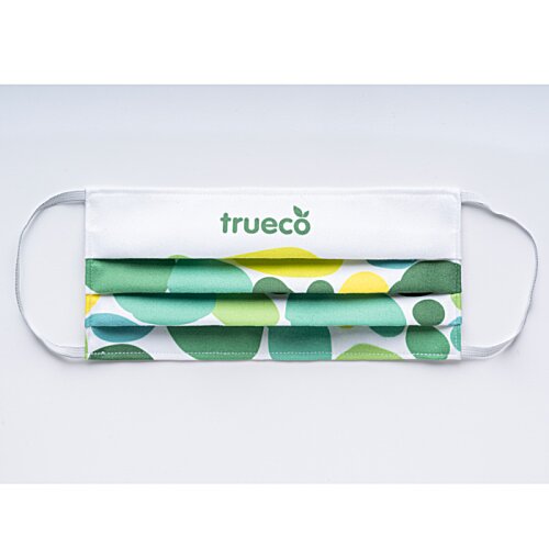 Additional Image 5 - a face mask with green and yellow designs