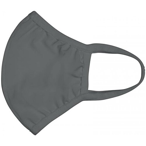 Additional Image 1 - a grey face mask on a white background