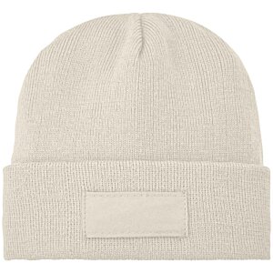 Additional Image 6 - a white beanie with a label