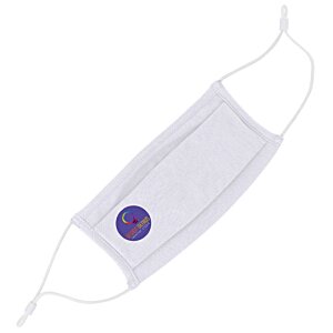 Additional Image 1 - a white face mask with a logo