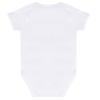 View Image 3 of 3 of Larkwood Essential Short Sleeve Baby Bodysuit - White