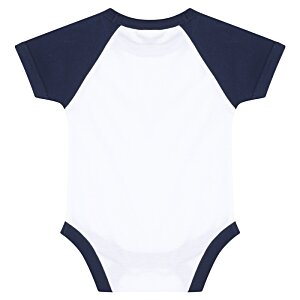 Additional Image 1 - a white and black baby bodysuit