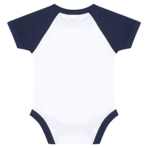 Additional Image 1 - a white and black baby bodysuit