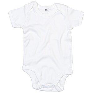Additional Image 1 - a white baby bodysuit