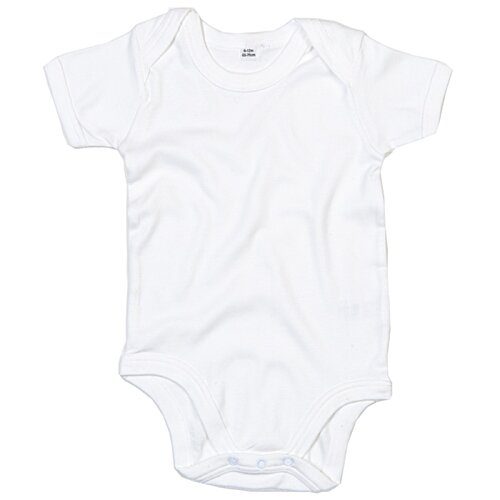 Additional Image 1 - a white baby bodysuit