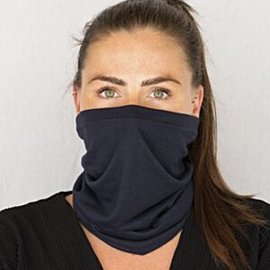 Additional Image 4 - a woman wearing a black scarf over her face