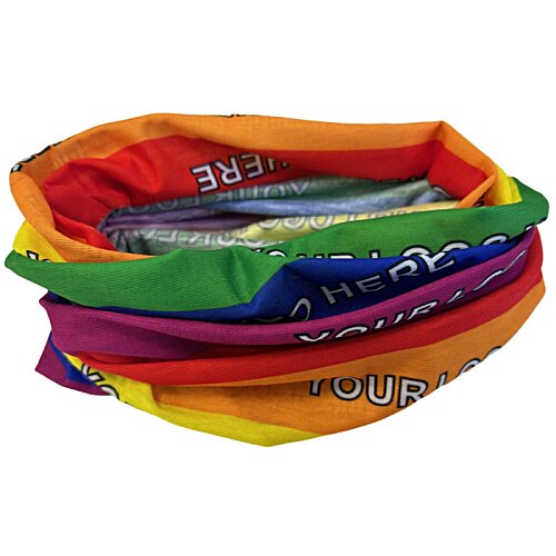 Additional Image 1 - a stack of colorful fabric
