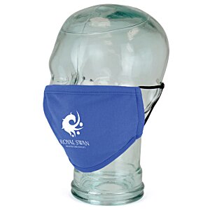 Additional Image 1 - a glass with a blue band on it