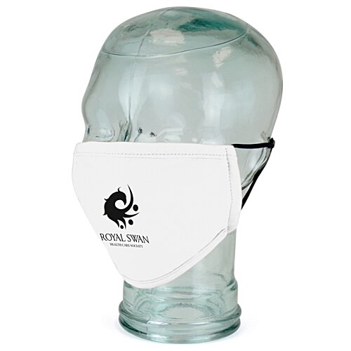 Additional Image 2 - a clear glass vase with a white label