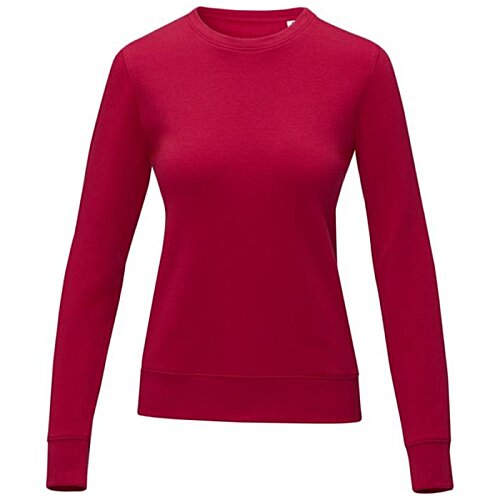 Additional Image 2 - a red long sleeved shirt