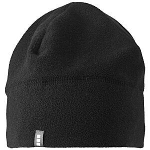 Additional Image 1 - a black beanie with a white logo