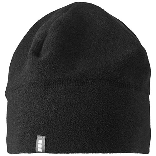 Additional Image 1 - a black beanie with a white logo