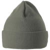 a grey beanie on a white background