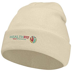 Additional Image 10 - a white beanie with a logo on it