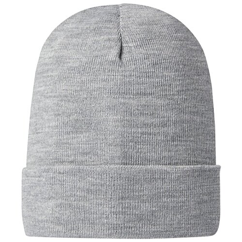 Additional Image 5 - a grey beanie with a white background