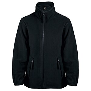 Additional Image 1 - a black jacket with a zipper