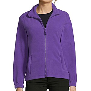 Additional Image 3 - a woman wearing a purple jacket